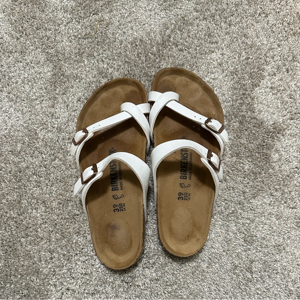 Birkenstock White Sandals